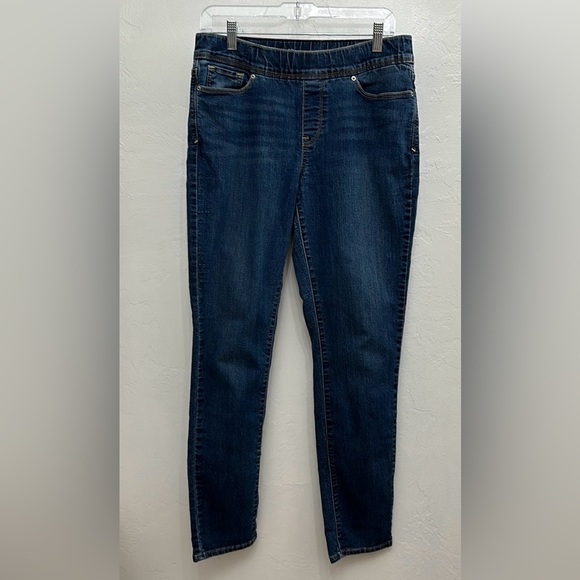 Levi’s Perfectly Slimming Tummy Control Pull On Skinny Jeans 10M - Picture 9 of 13